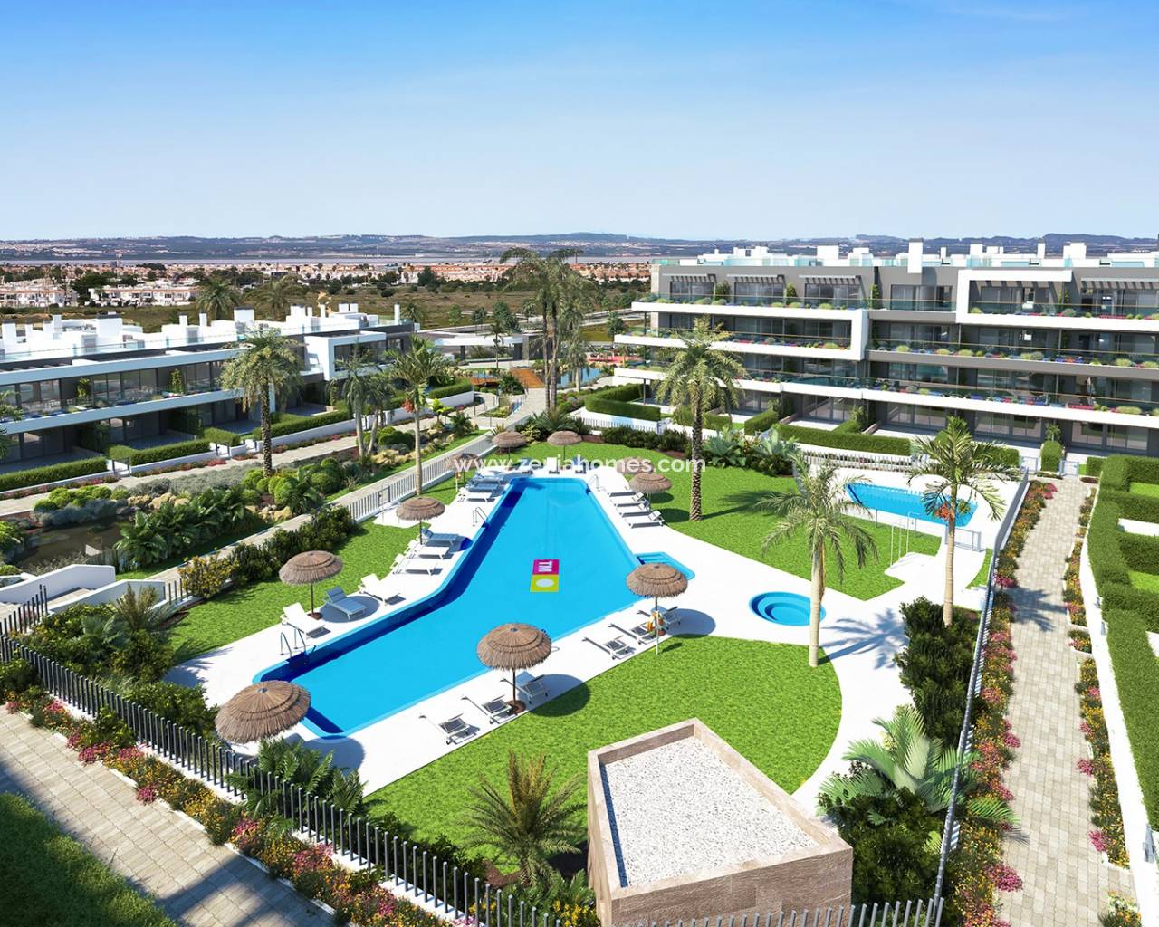 daszek - Nowo zbudowane - Torrevieja - Lagoon Pueblo 23