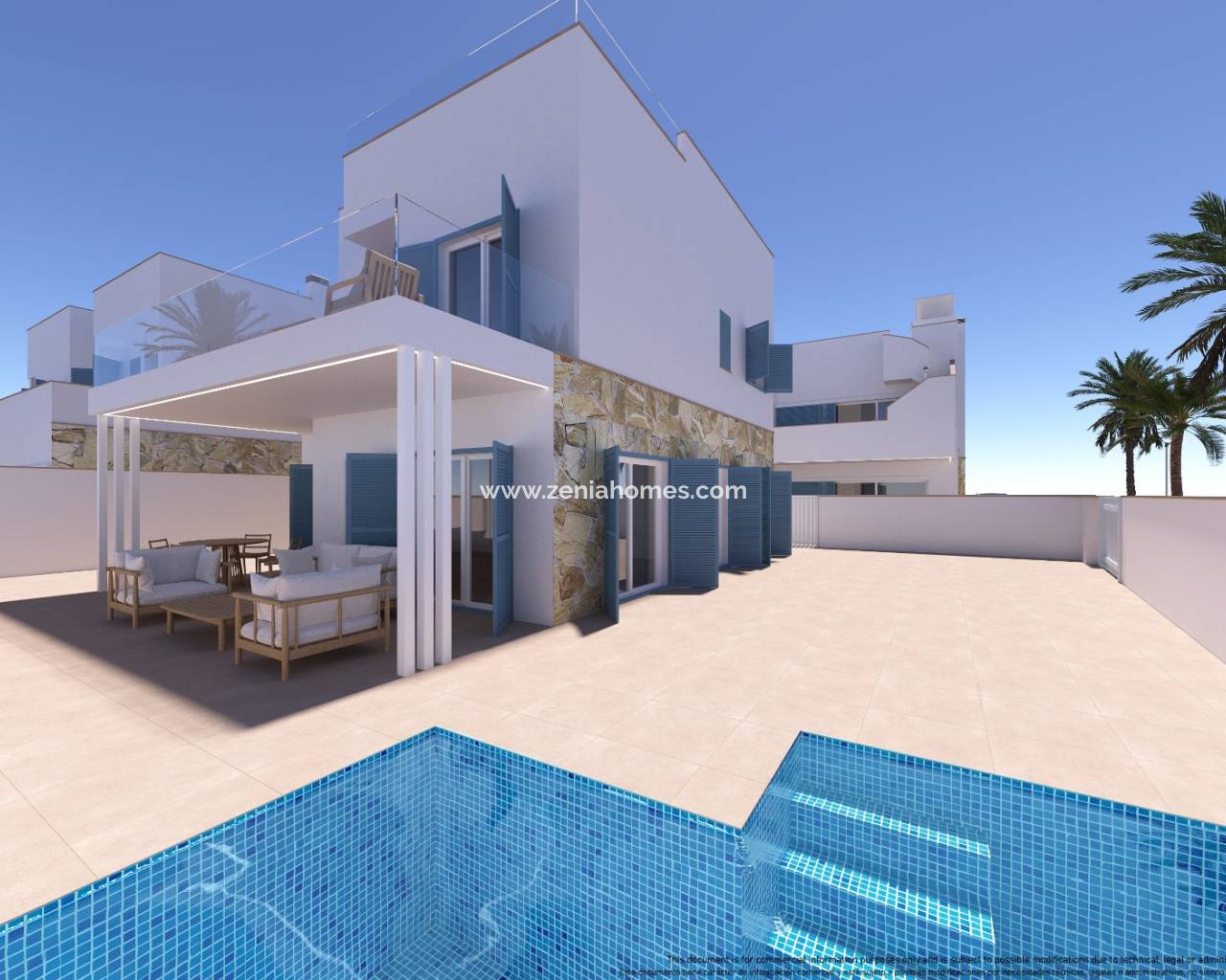 Detached Villa - New Build - La Torre de la Horadada - Torre Plaza Villa