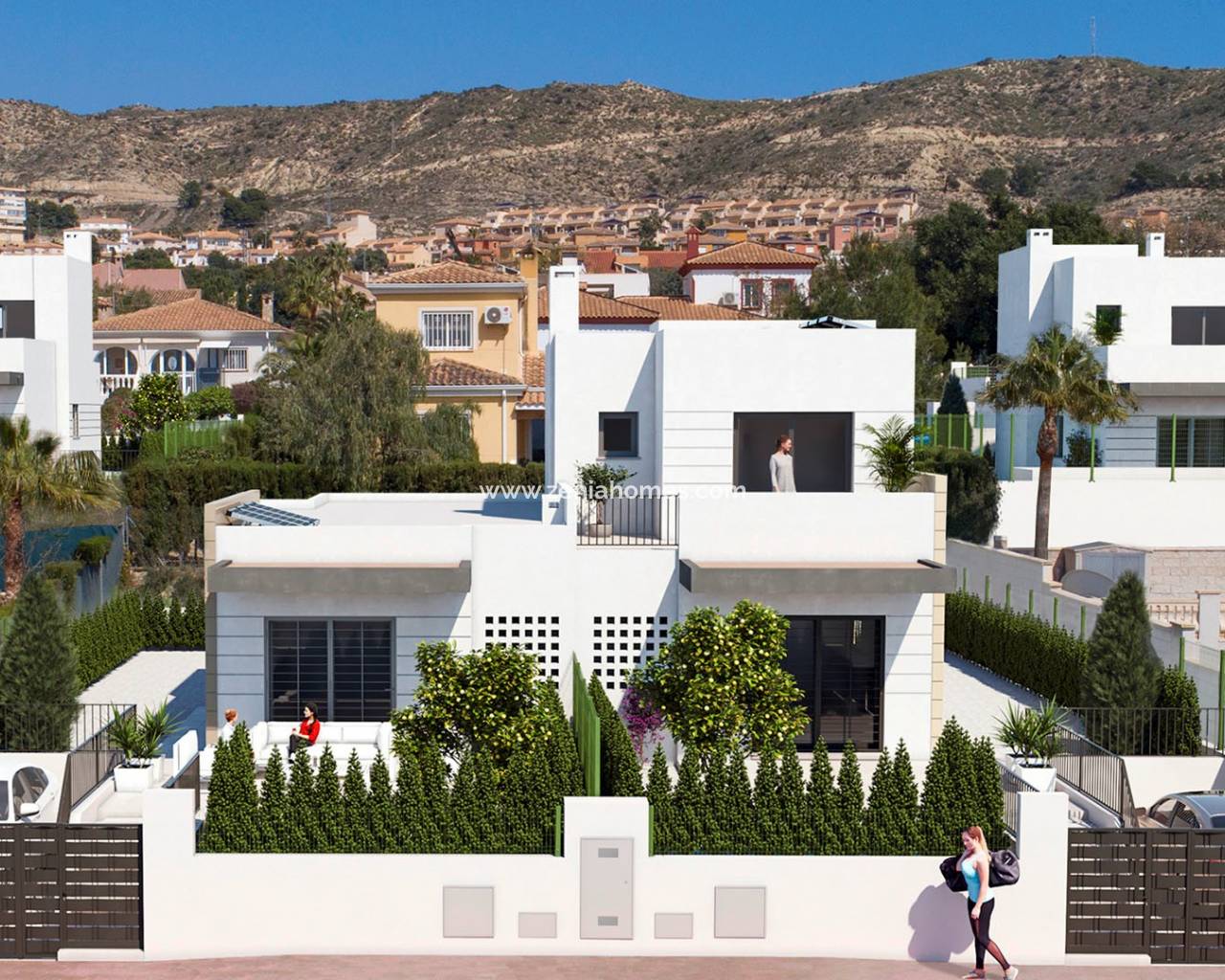 Doppelhaushälfte - New Build - Busot - Alicante Views II 12 O 31