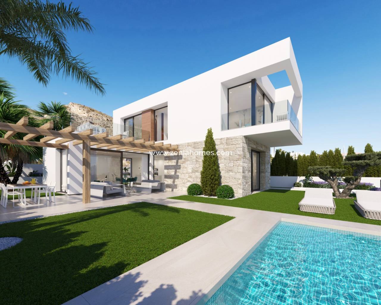 Fritliggende villa - New Build - Finestrat - Finestrat