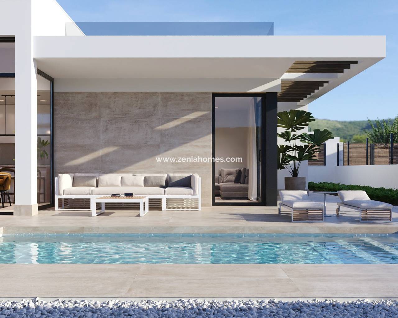 Fritliggende villa - New Build - Fuente Alamo - Fuente Alamo