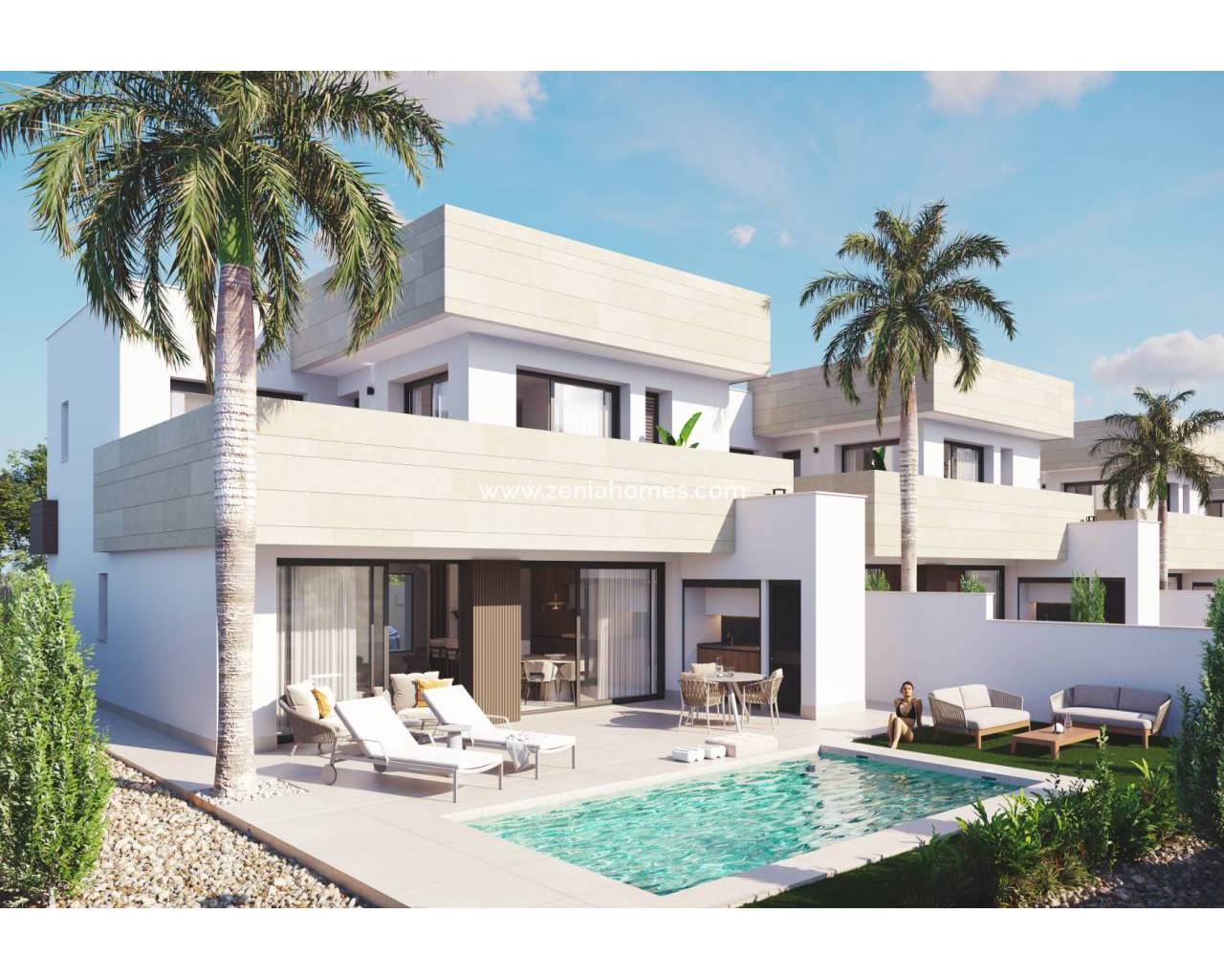 Fritliggende villa - New Build - Santiago de la Ribera - Santiago de la Ribera