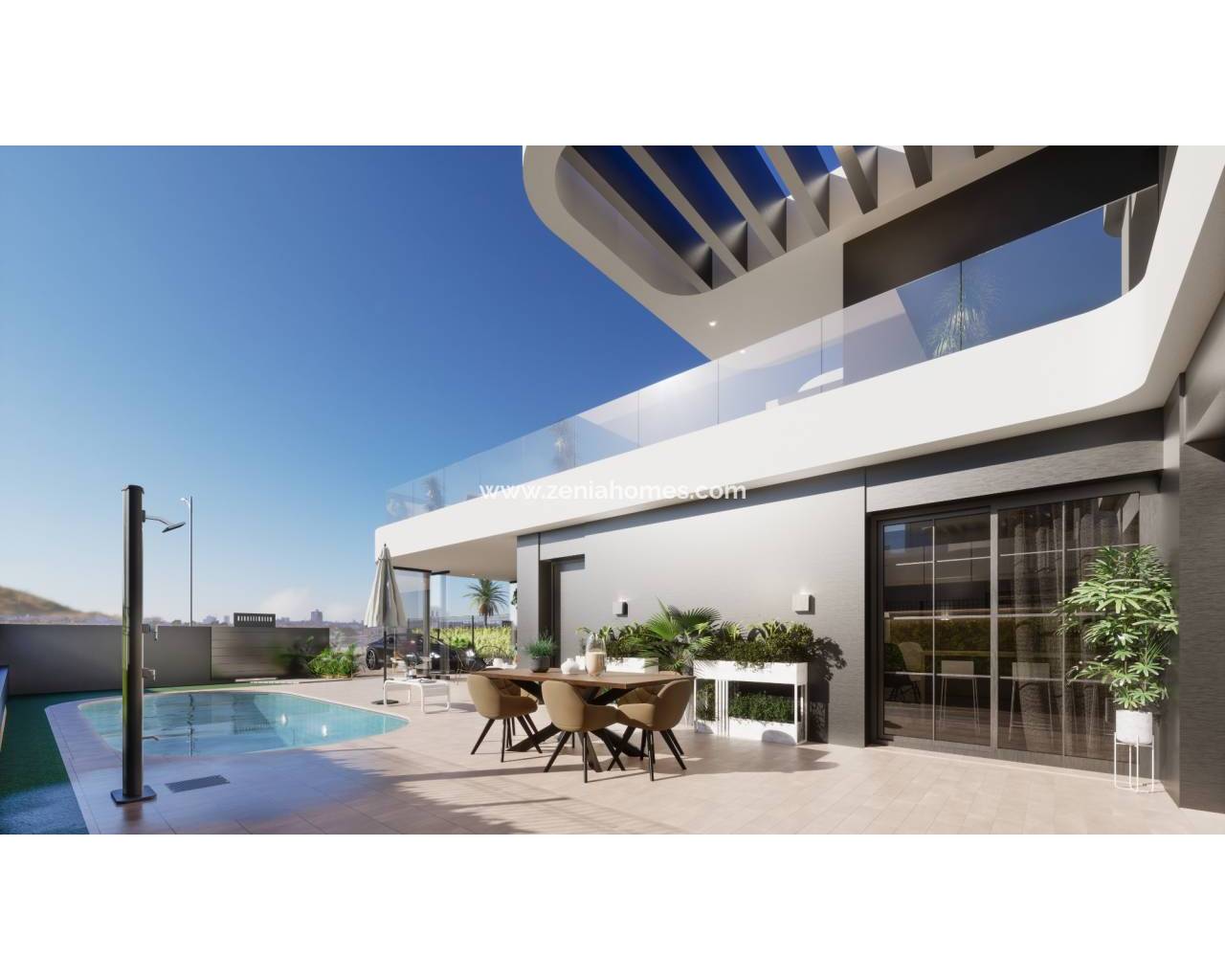 Half vrijstaande villa - Nouvelle construction - Los Alcazares - Villas Alcazares 13