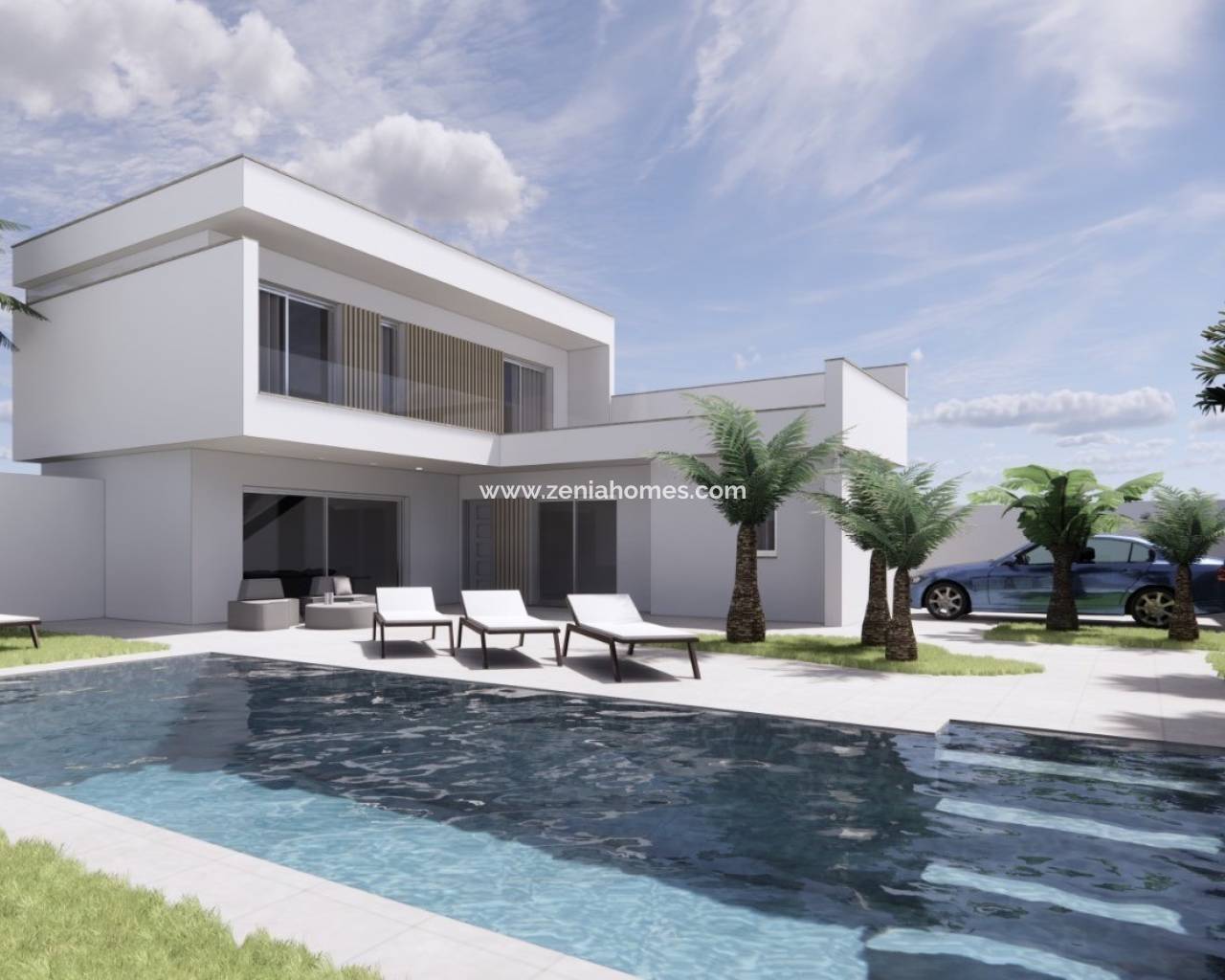 Parhus villa - New Build - Santiago de la Ribera - Open V7 Corner