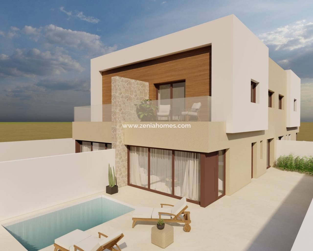 Quatro Villa - New Build - Santiago de la Ribera - Santiago de la Ribera