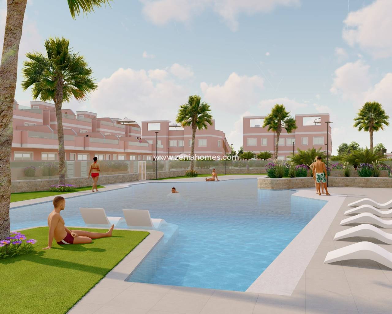 Rekkehus - New Build - Pilar de la Horadada - Blue Townhouse 13E