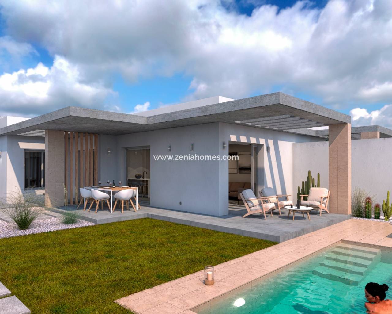 Смежная вилла - New Build - Santiago de la Ribera - Salinas 3