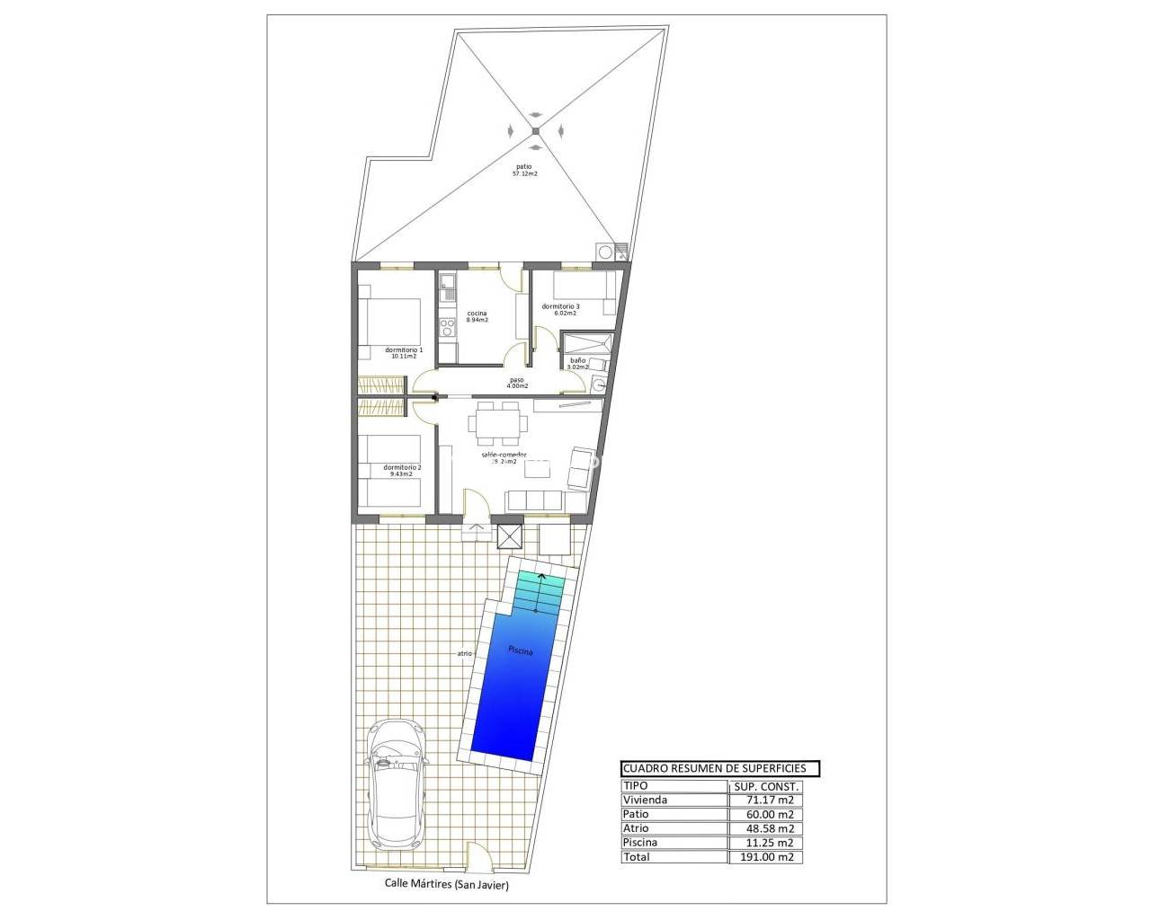 Villa independiente - Nueva construcción  - San Javier - San Javier