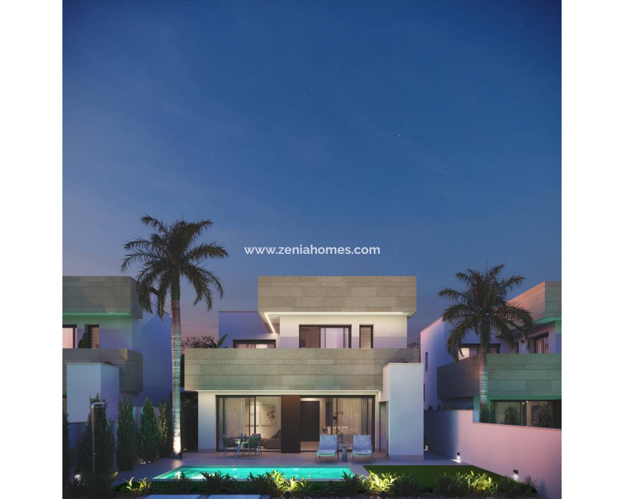 Villa independiente - Nueva construcción  - Santiago de la Ribera - Santiago de la Ribera