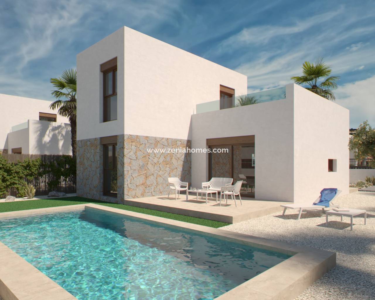 Villa - New Build - Algorfa - Sunset 2121