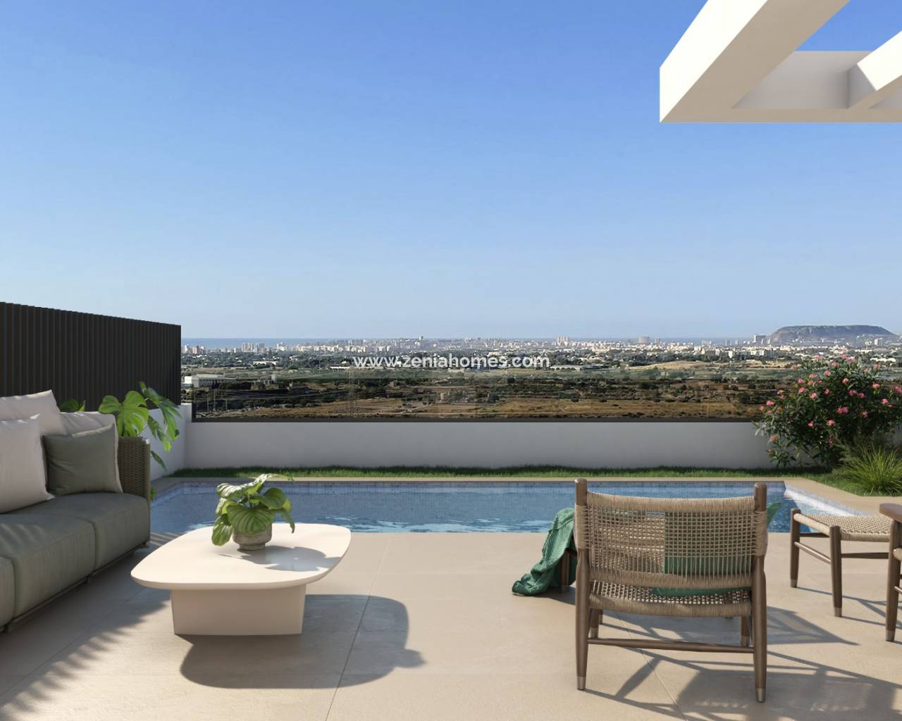 Villa pareada - Nueva construcción  - Alicante - Alicante