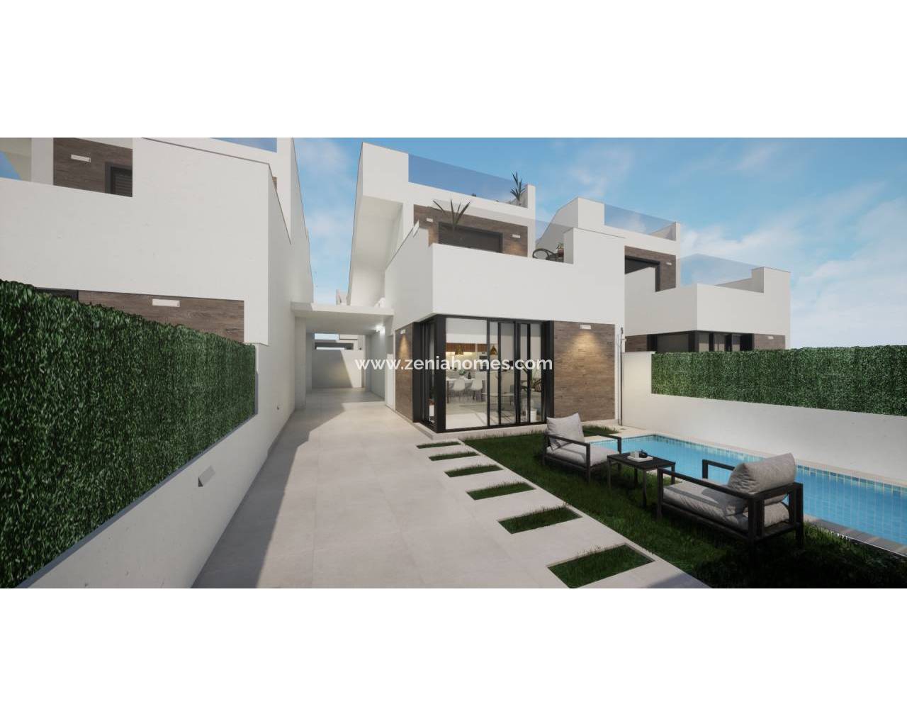 Villa pareada - Nueva construcción  - Los Alcazares - Los Alcazares