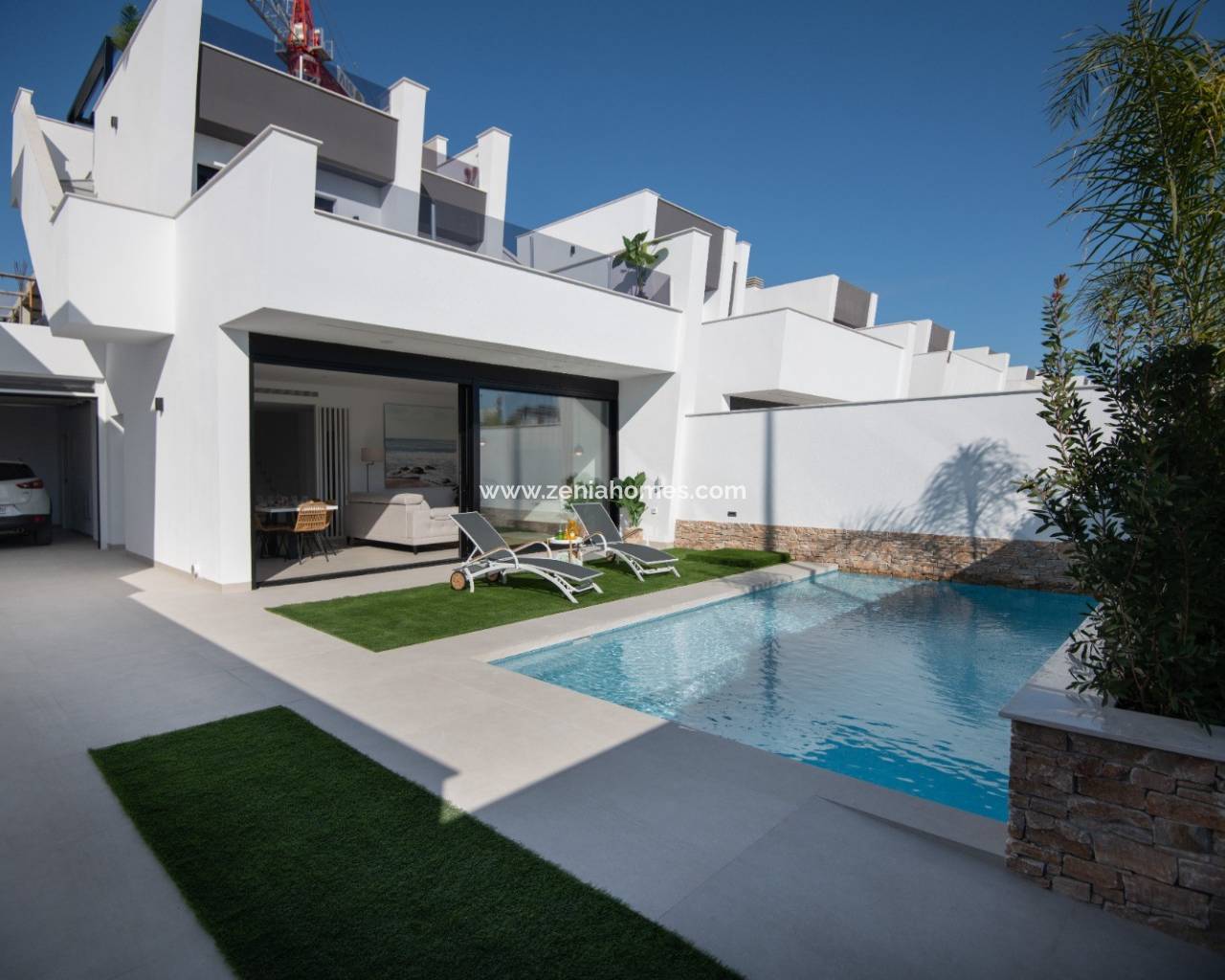 Villa pareada - Nueva construcción  - Santiago de la Ribera - Santiago de la Ribera