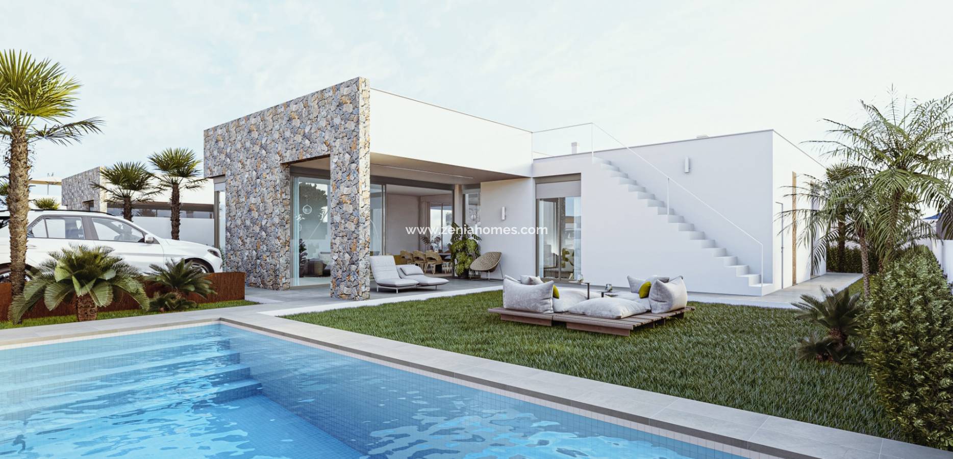 New Build - Fritliggende villa - Mar Menor - Mar de cristal