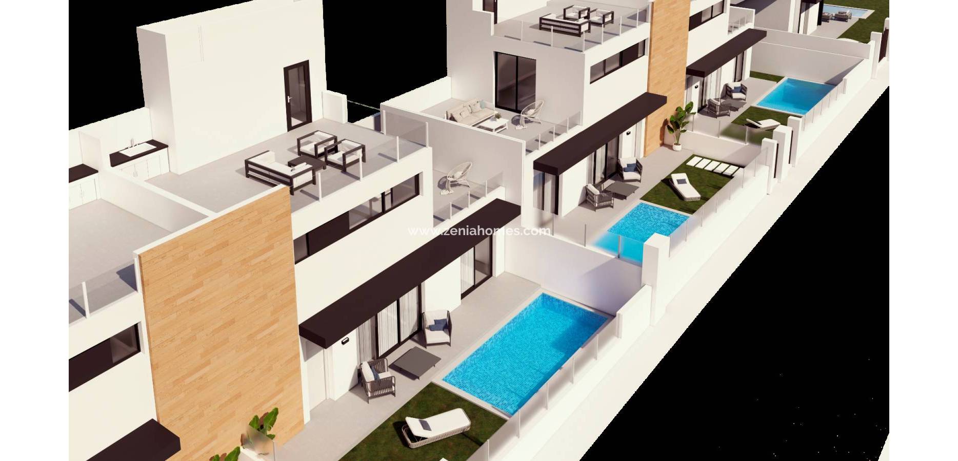 New Build - Doppelhaushälfte - Orihuela Costa - Villamartín