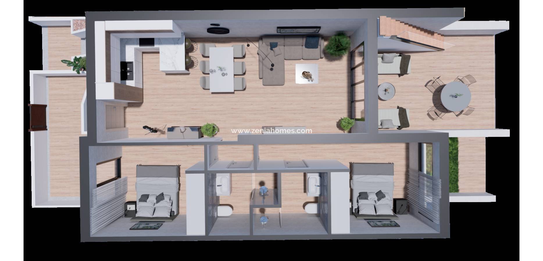 Nowo zbudowane - Duplex - Torrevieja - Los Balcones