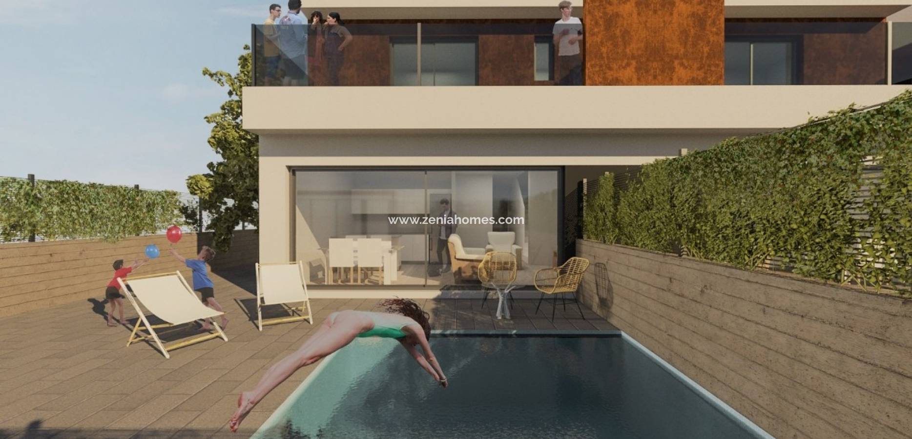 New Build - Stadthaus - Santiago de la Ribera