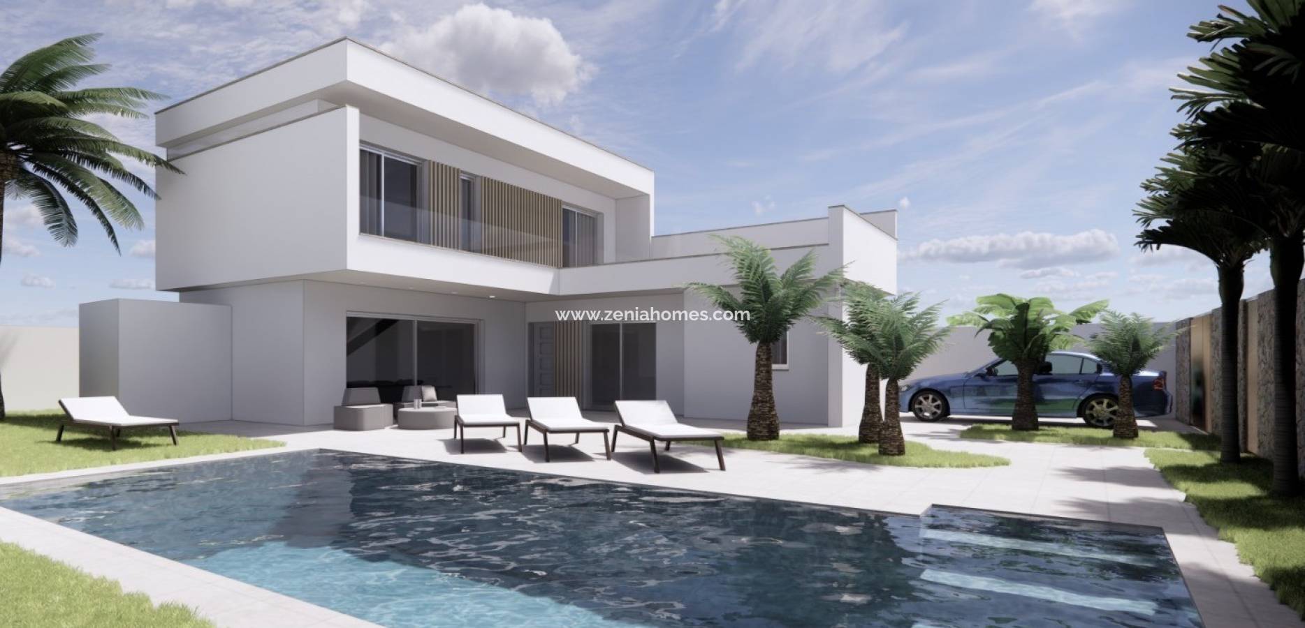 New Build - Semi-Detached Villa - Santiago de la Ribera