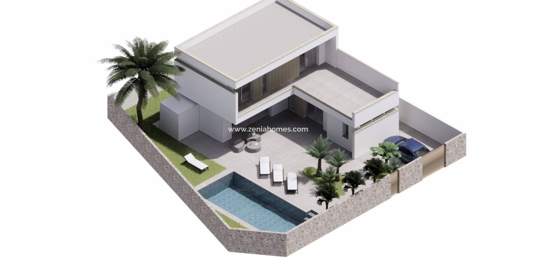 New Build - Semi-Detached Villa - Santiago de la Ribera