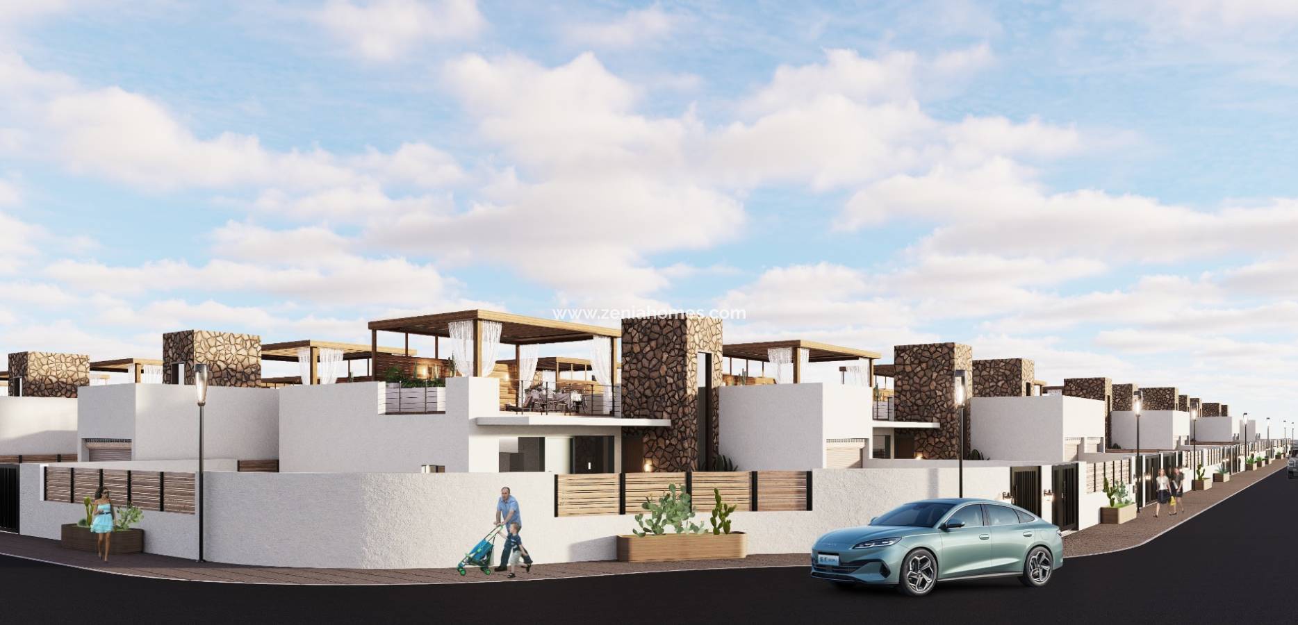 New Build - Parhus villa - Alhama