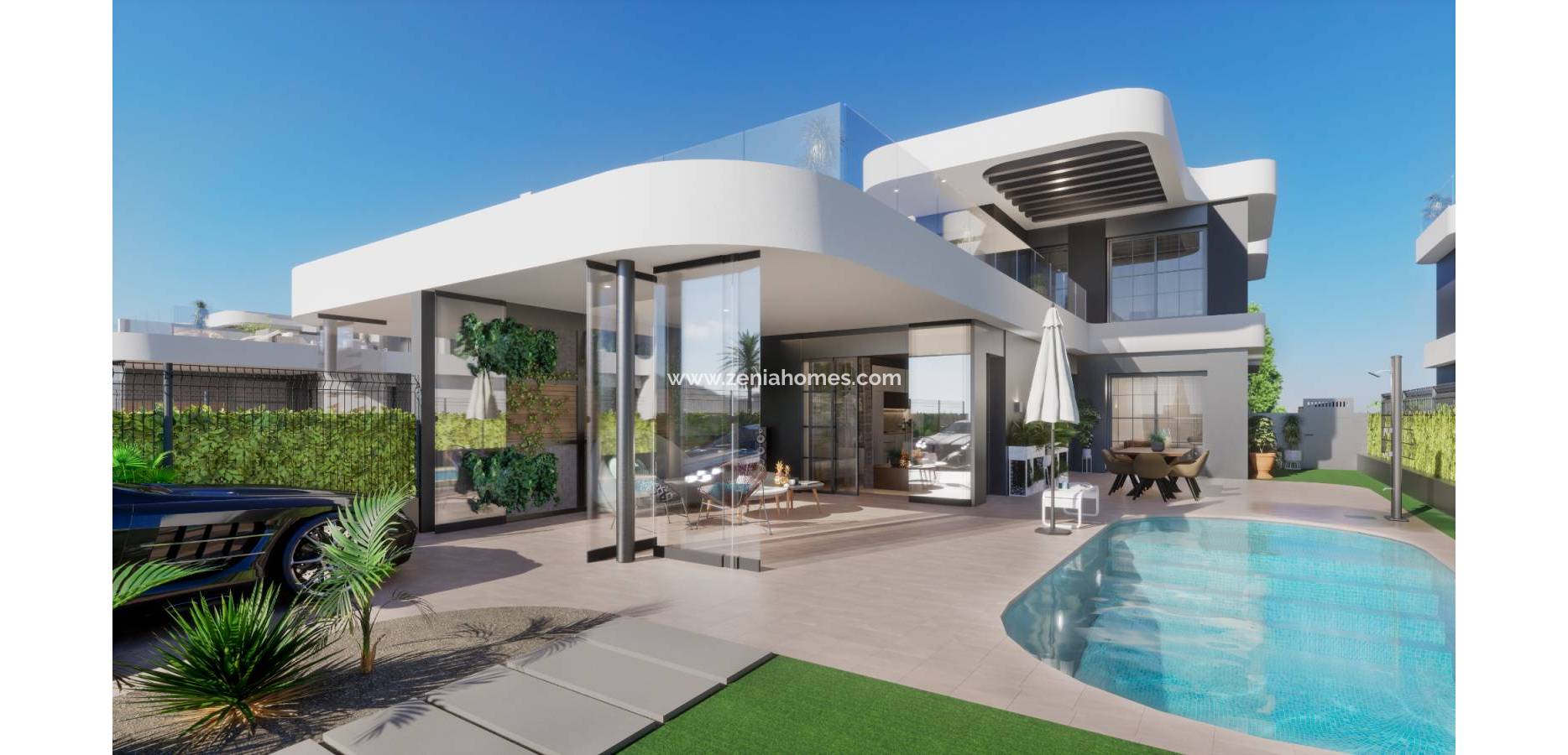 Nouvelle construction - Half vrijstaande villa - Los Alcazares