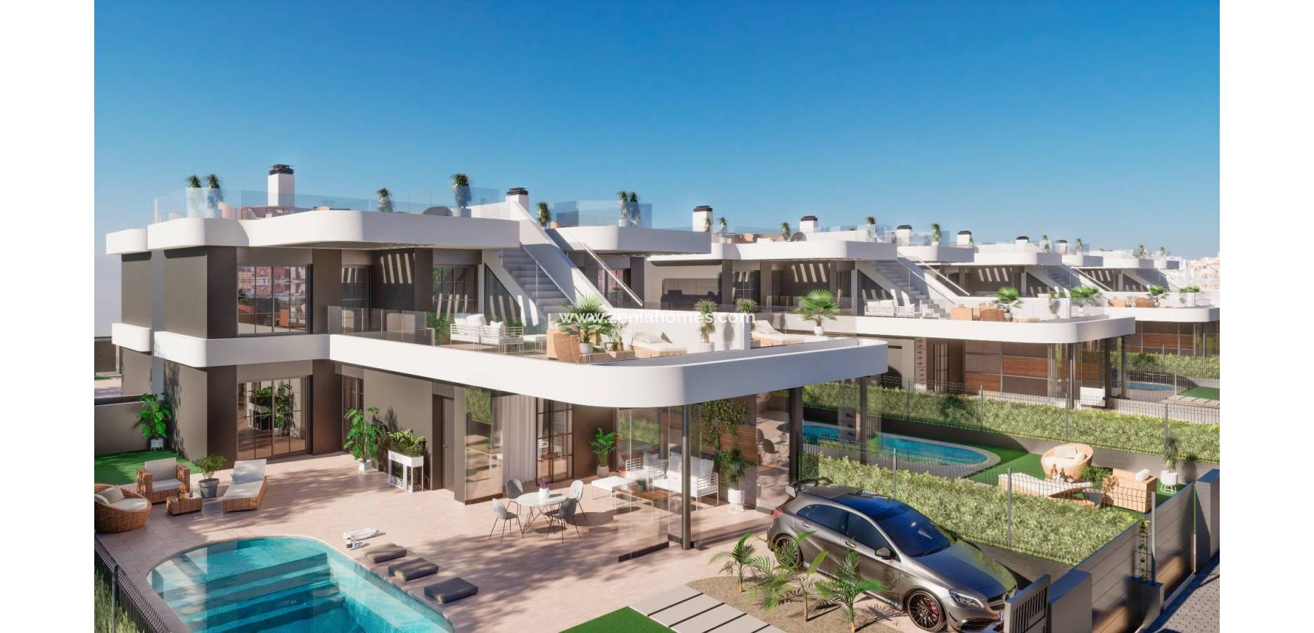 Nouvelle construction - Half vrijstaande villa - Los Alcazares