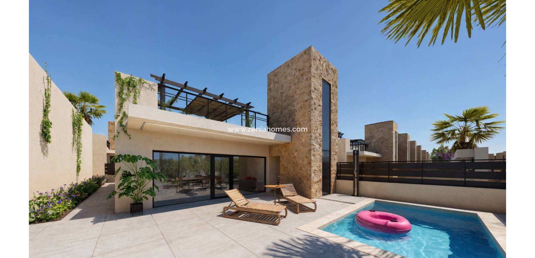 New Build - Semi-Detached Villa - Alhama