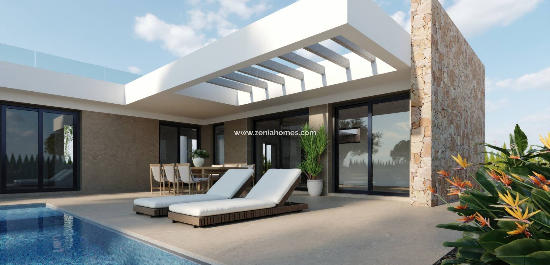 New Build - Fristående villa - Fuente Alamo