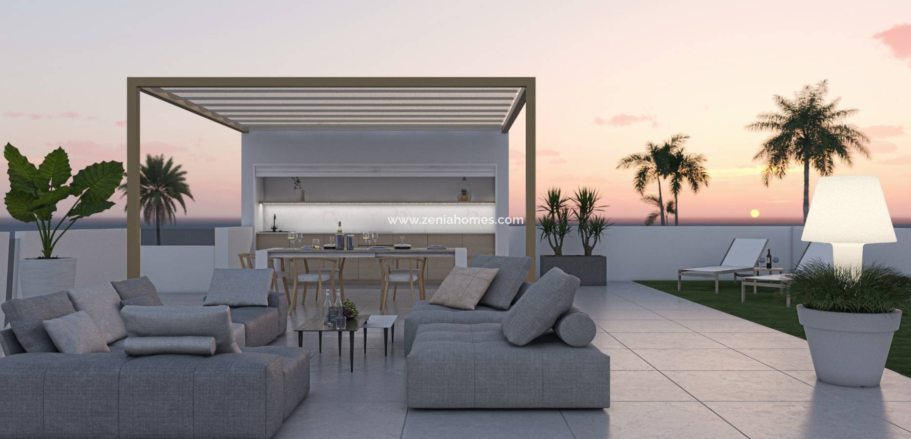 Nouvelle construction - Vrijstaande villa - Alhama