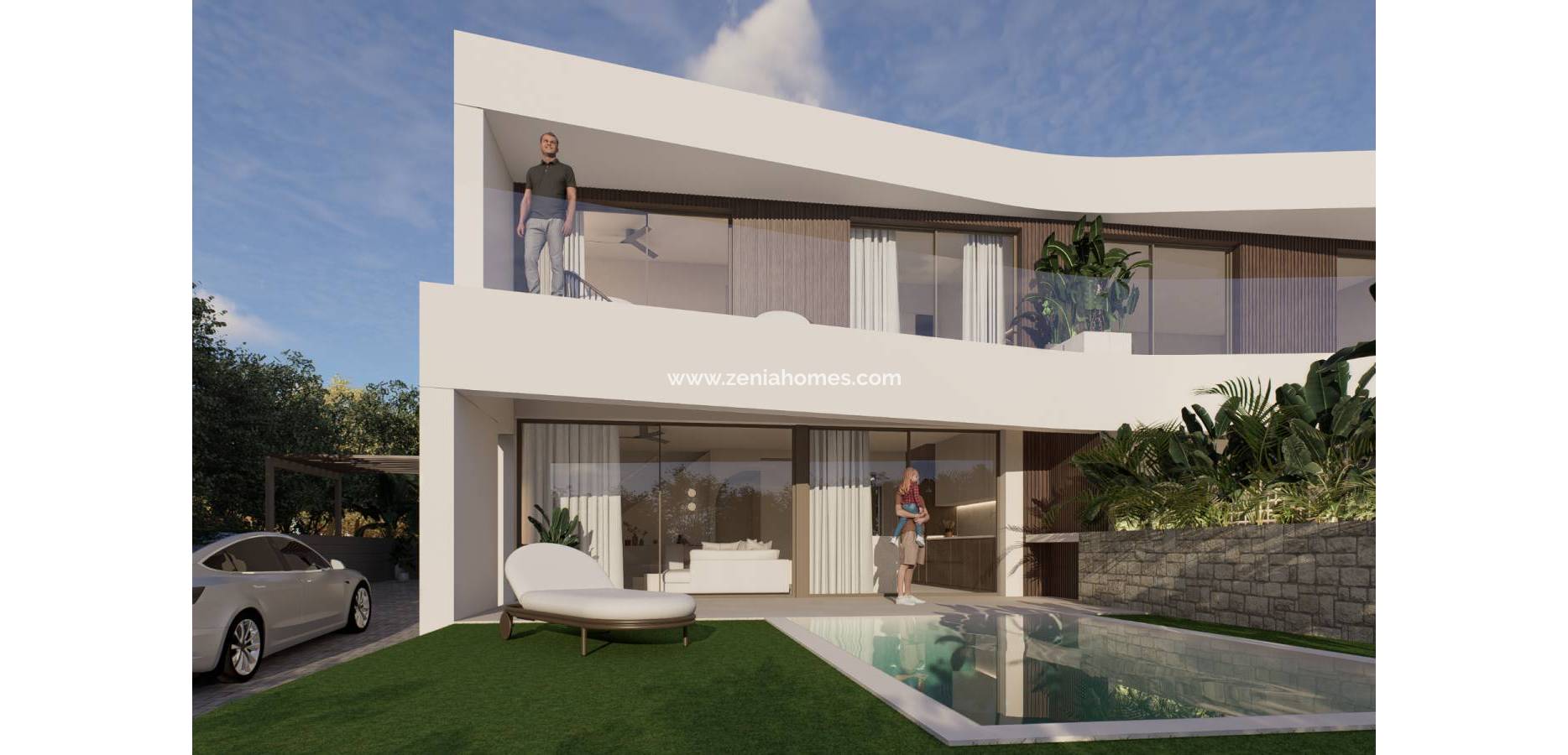 New Build - Semi-Detached Villa - Santa Pola - Gran Alacant