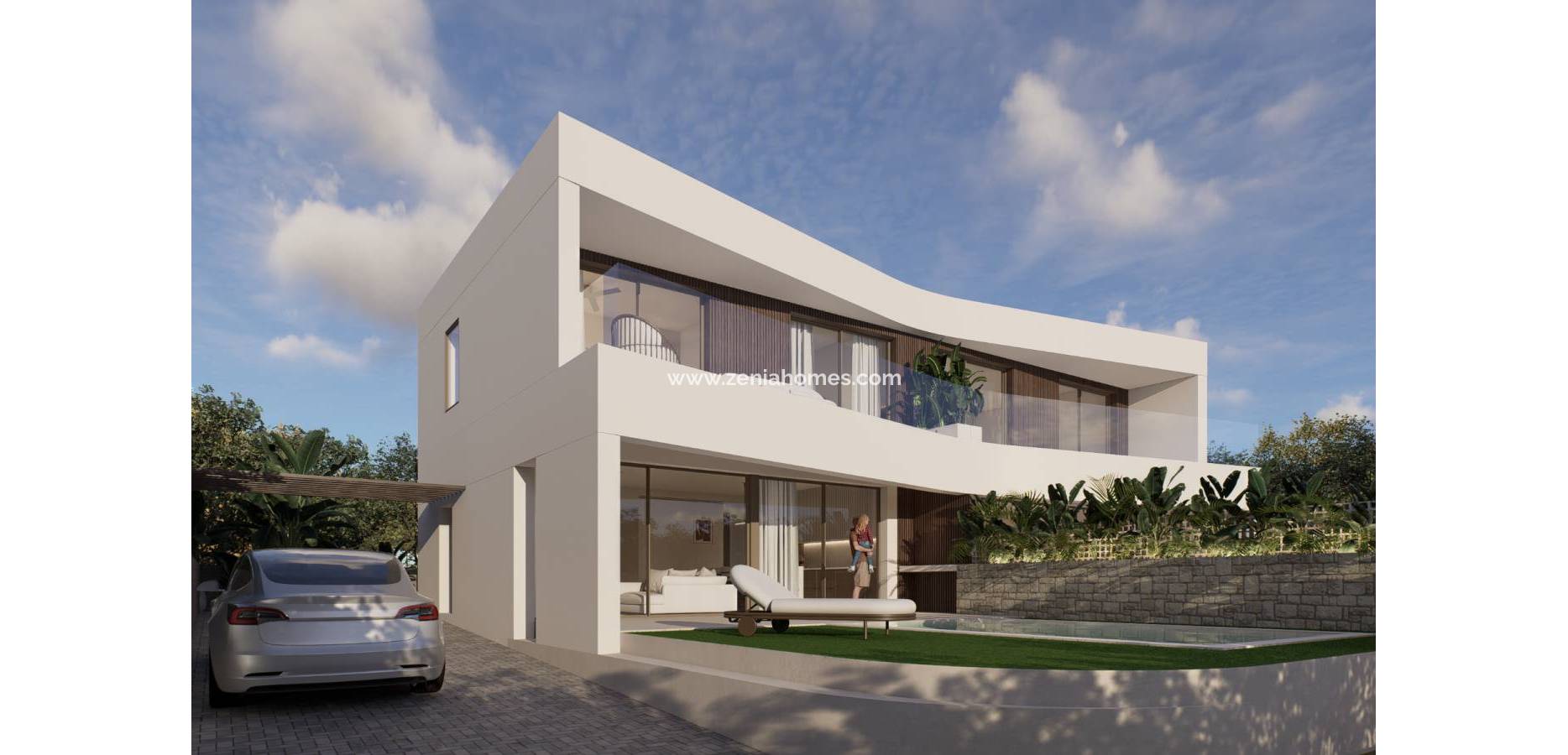 New Build - Semi-Detached Villa - Santa Pola - Gran Alacant