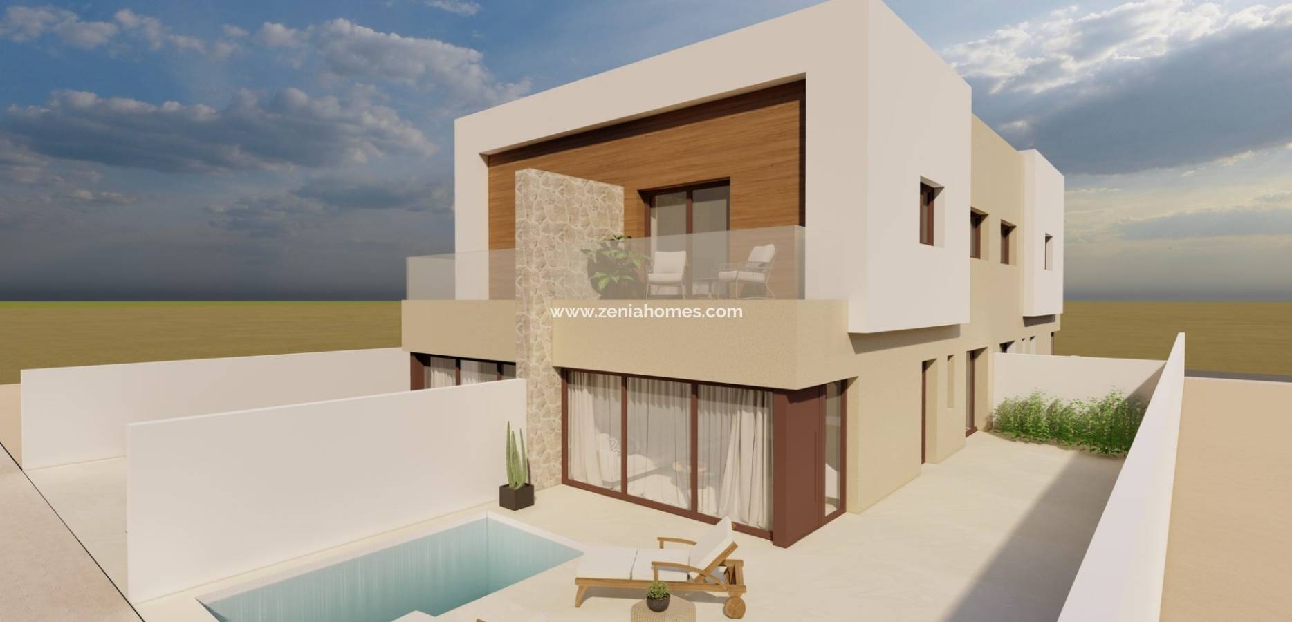 New Build - Firesmannsbolig - Santiago de la Ribera