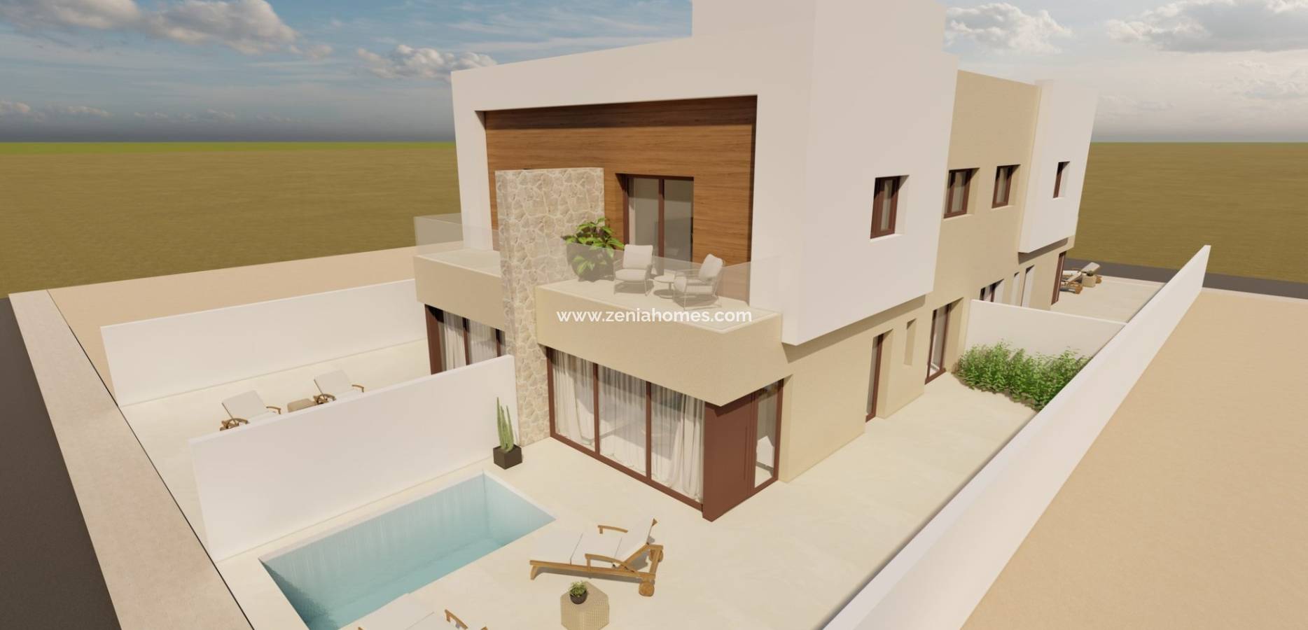 New Build - Firesmannsbolig - Santiago de la Ribera