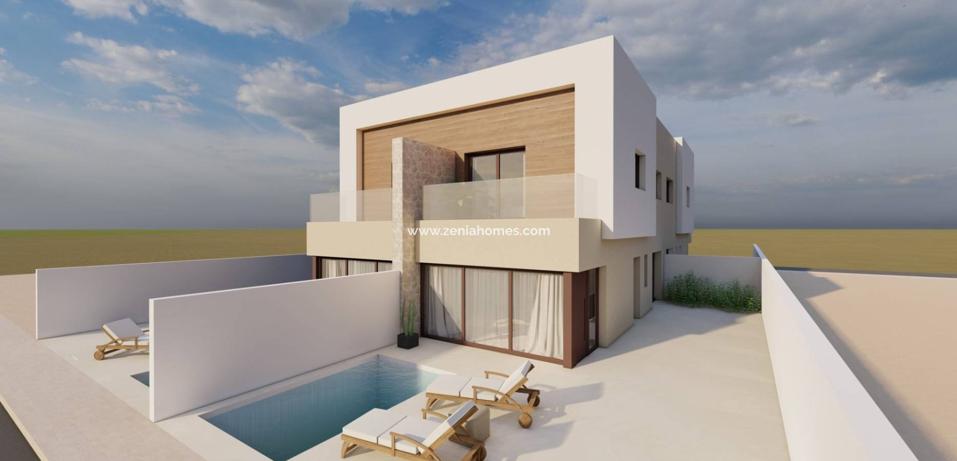 New Build - Firesmannsbolig - Santiago de la Ribera