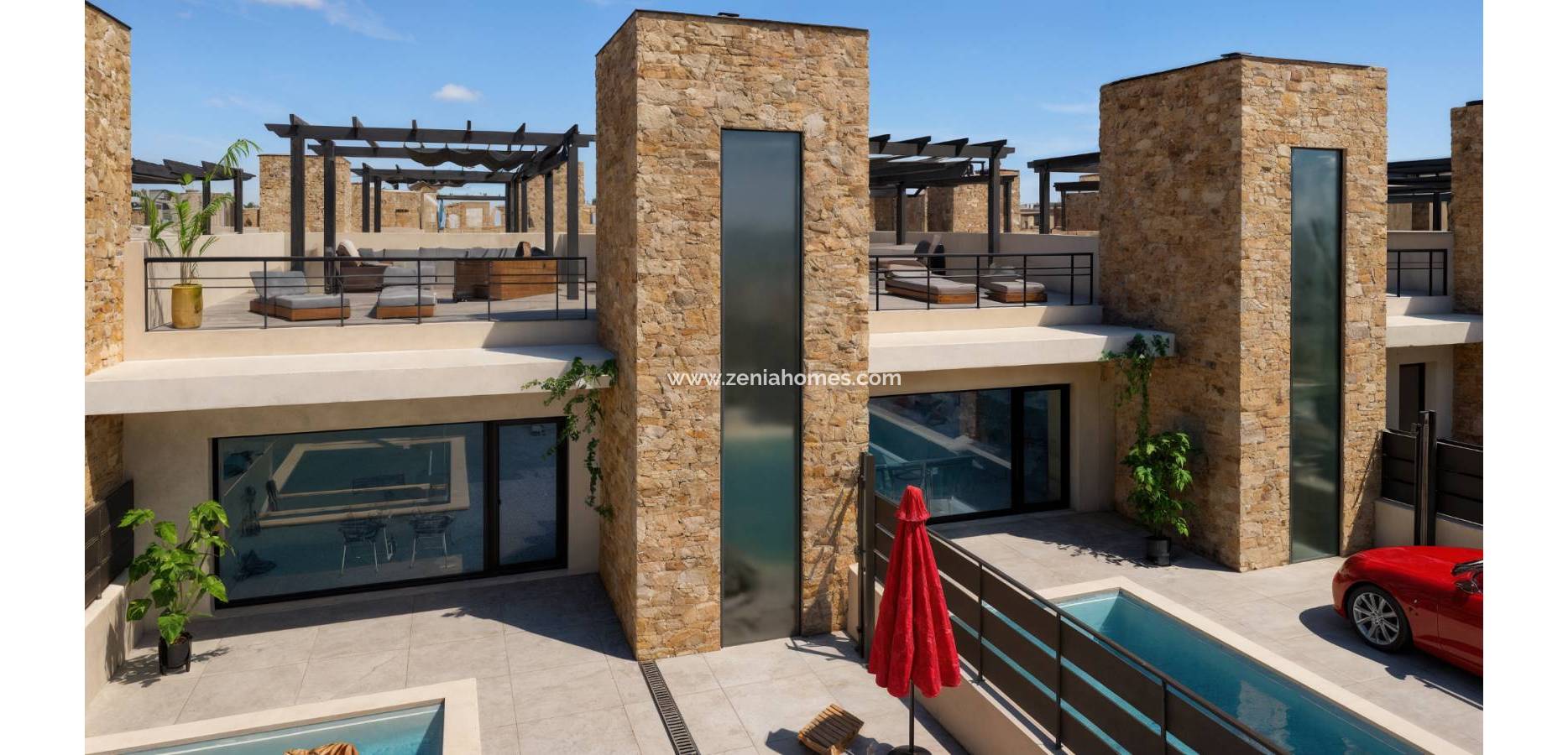 Nouvelle construction - Maison de ville - Alhama