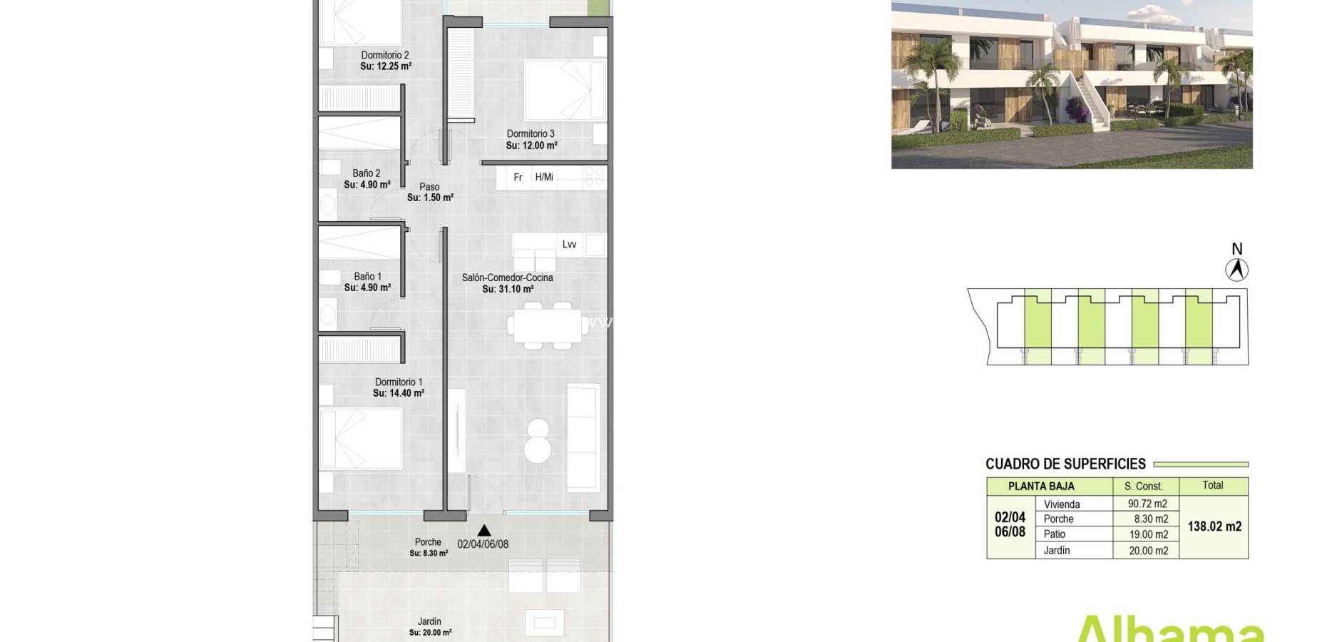 New Build - Bungalow - alhama de murcia